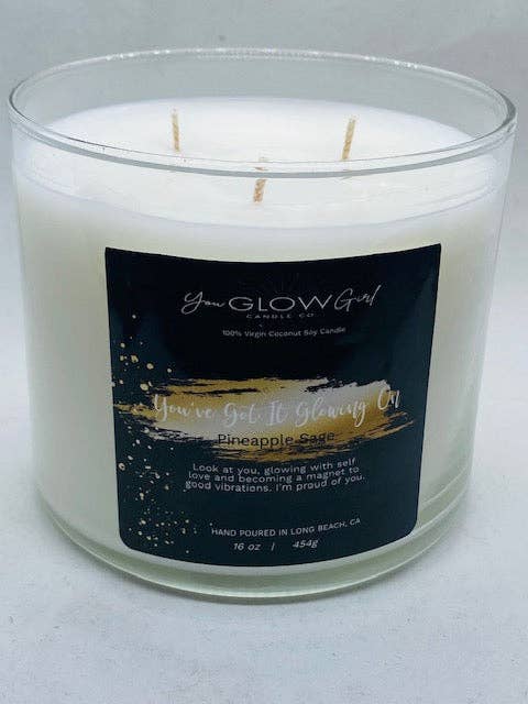 Kerzen mit 3 Dochten für den Großhandel von You Glow Girl Candle Co.