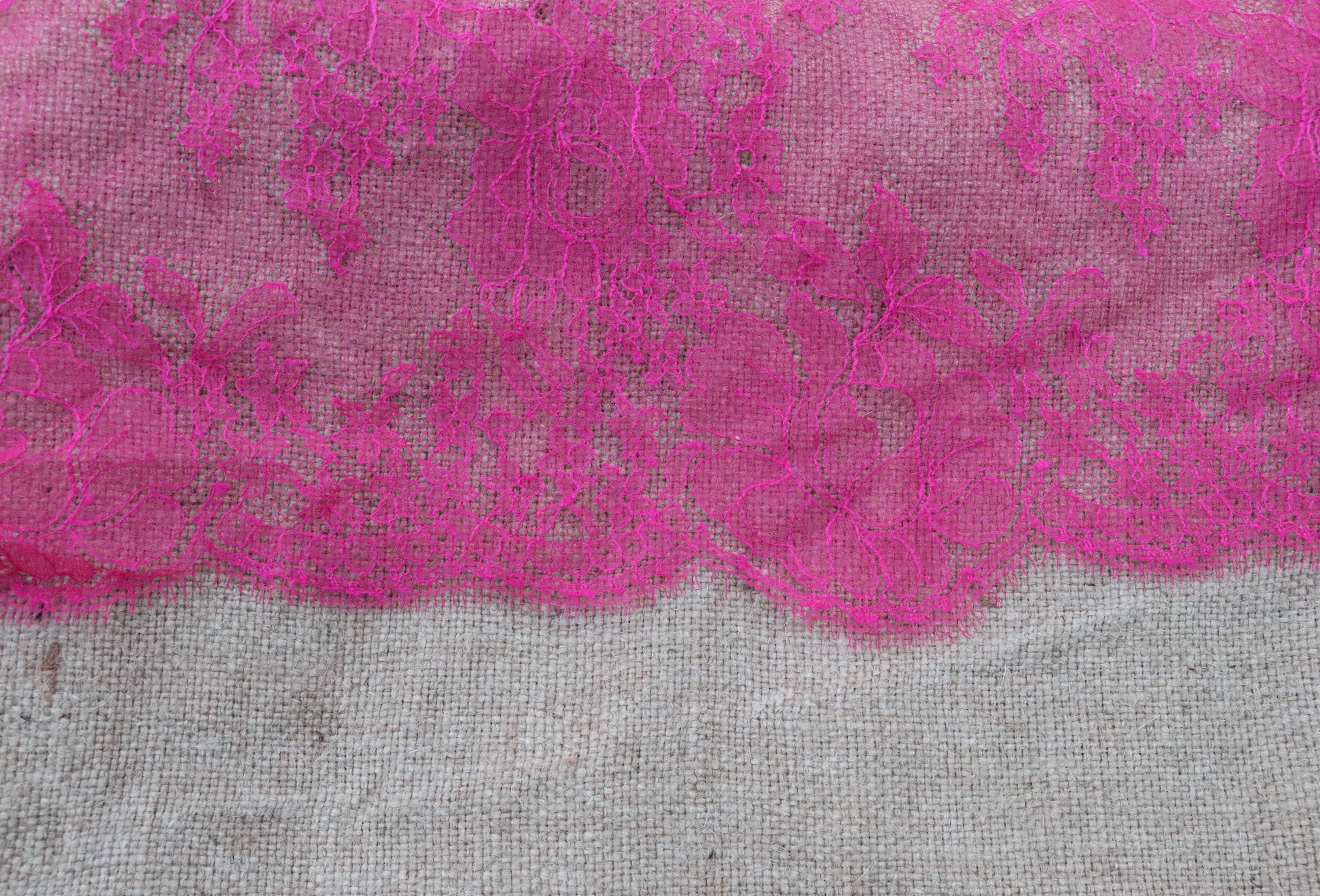 Les Sacs de Théane – Sacola - Mulher por atacado – Bolsa tote de juta com renda de Calais8