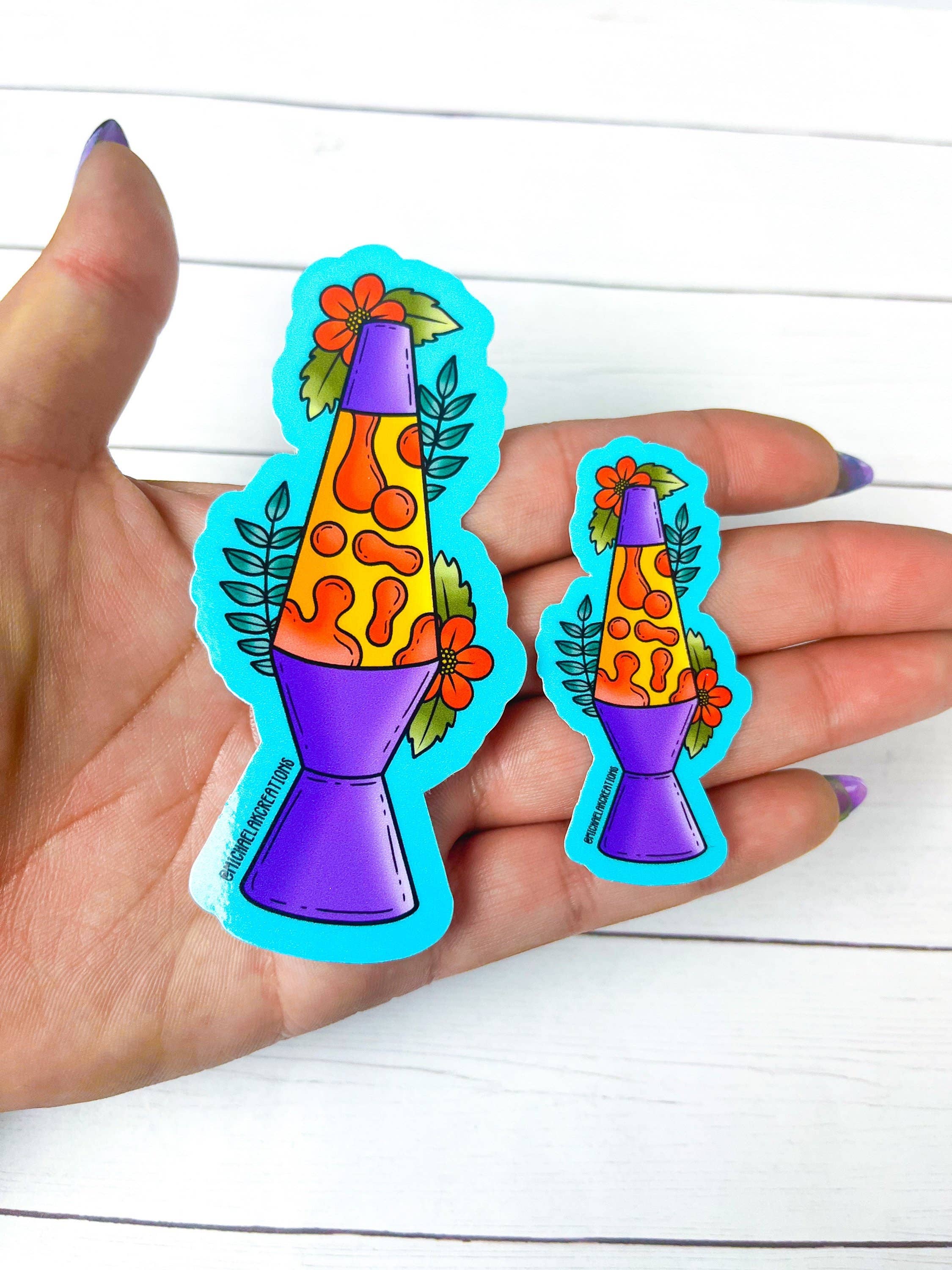 Michaela K Creations - Wholesale Sticker - Lava lamp Sticker | Stickers | Stickers for Hydroflask | lap1