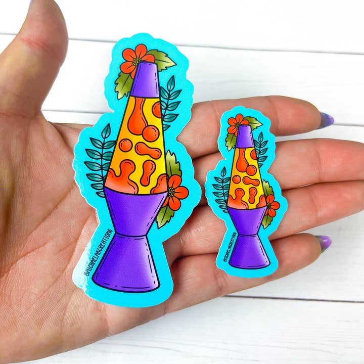 Michaela K Creations - Wholesale Sticker - Lava lamp Sticker | Stickers | Stickers for Hydroflask | lap1