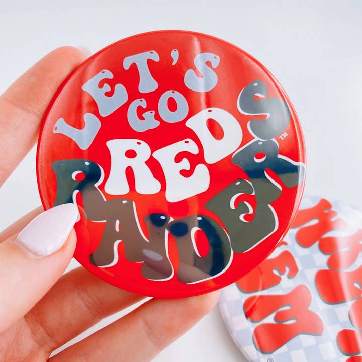 Tailgated Co. – Engroshandel Reversnål/knap – TEXAS TECH Spildagsknapper | Gameday-pin | College-fodbold2