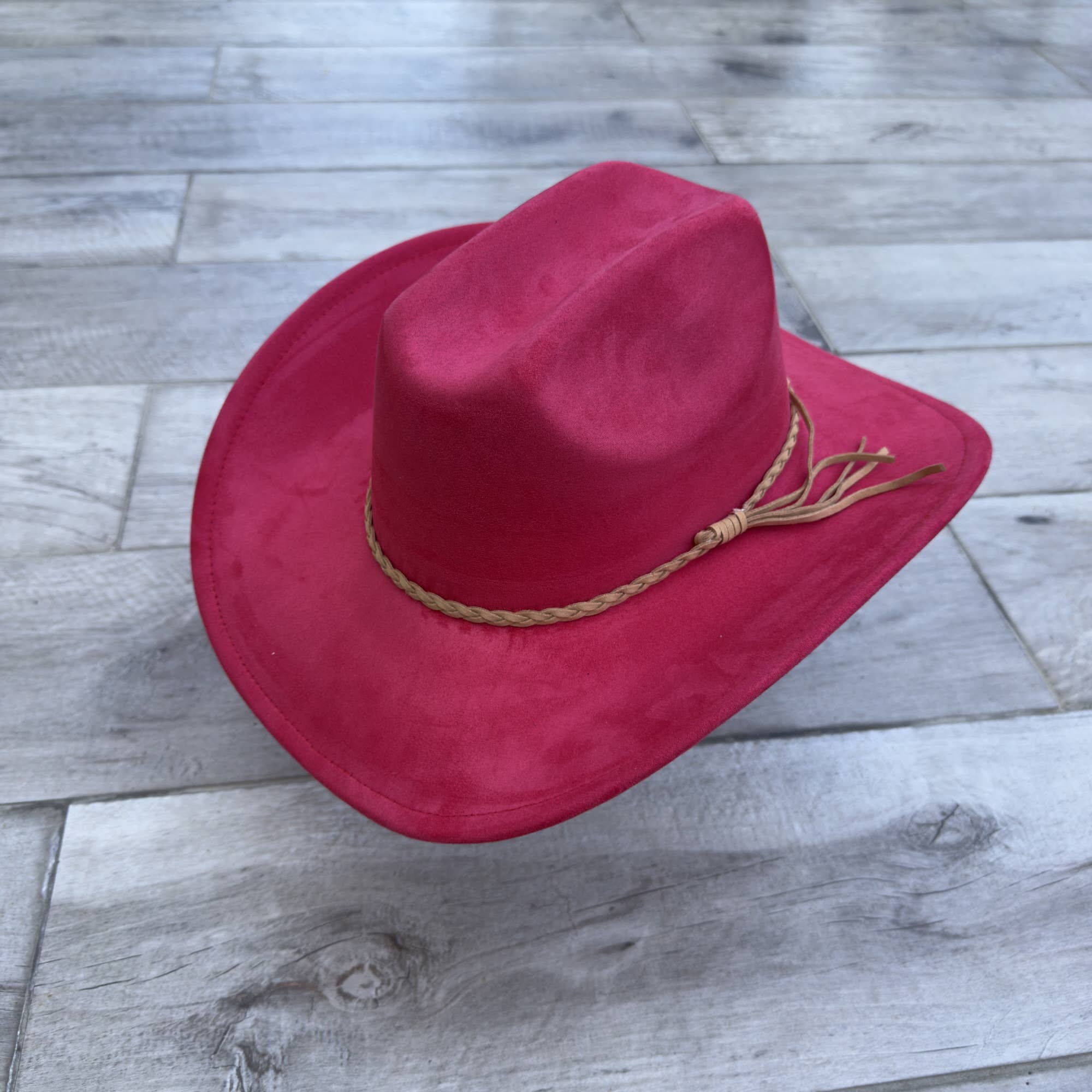 Queens INC - Wholesale Cowboy Hat - Women's - 🤠 Vegan Suede Cattleman Cowboy Hat W/ Suede Hat Band 1