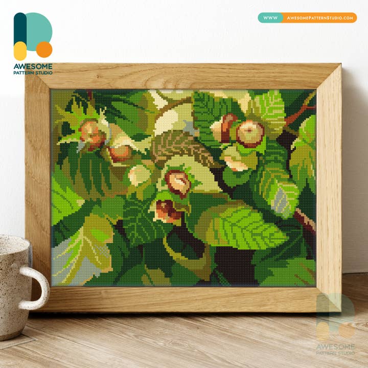 DS986-120x162 Nocciola, Kit per pittura a diamante per la vendita all'ingrosso da parte di Awesome Pattern Studio