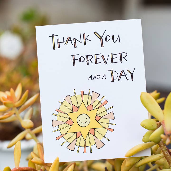 Lacelit | Stationery & Gifts by Kimberly Kuniko - Wholesale Thank You Card - Forever and a Day | Thank You Card5