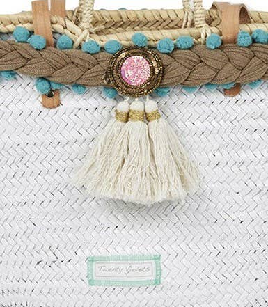 Twenty Violets - Vente Sac de plage - Couffin moyen grand S'Agaro - 53 x 30 cm5