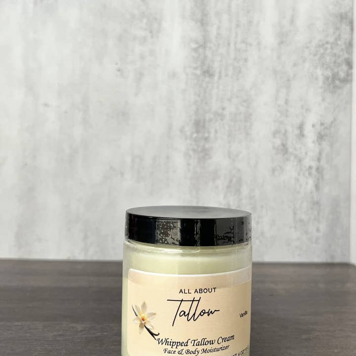All About Tallow - Wholesale Body Cream/Lotion - Whipped Tallow Cream - Face & Body Moisturizer