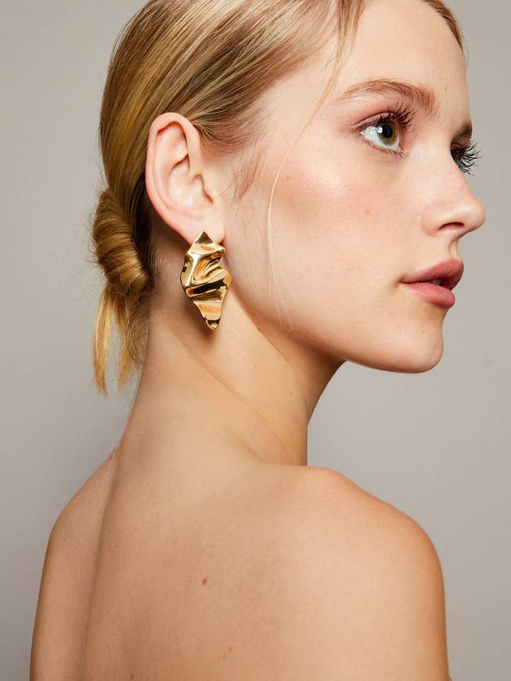 Estelle Statement Ripple Earrings for wholesale by Maudella