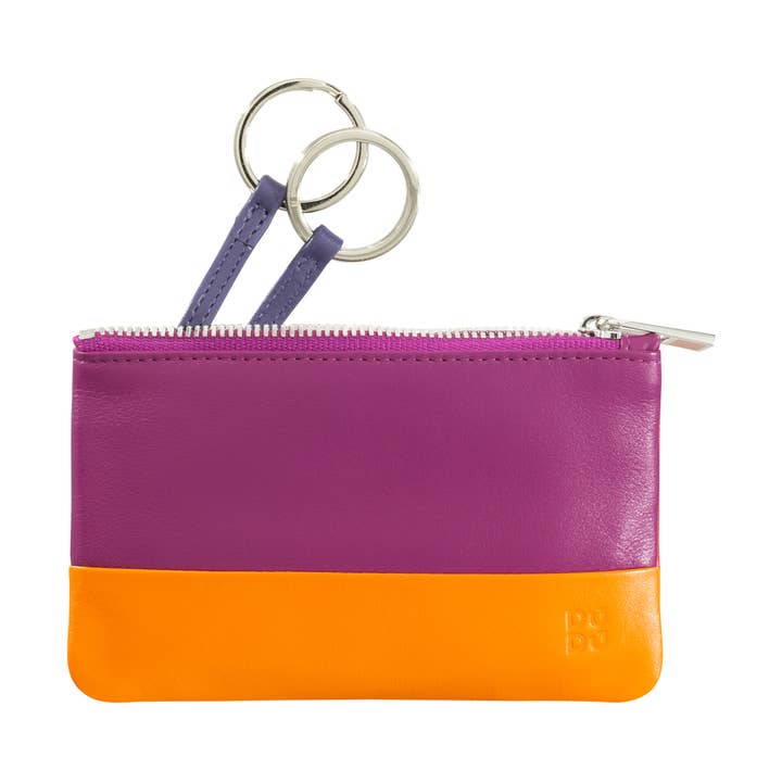 Portachiavi in Pelle Dudu con Cerniera Fucsia per la vendita all'ingrosso da parte di dudu