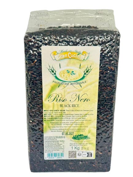 Sort Fuldkornsris 1000g for engroshandel hos La Burnia