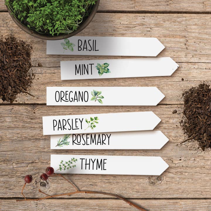 Herbs Plant Pal Garden Sign Set for wholesale by P. Graham Dunn