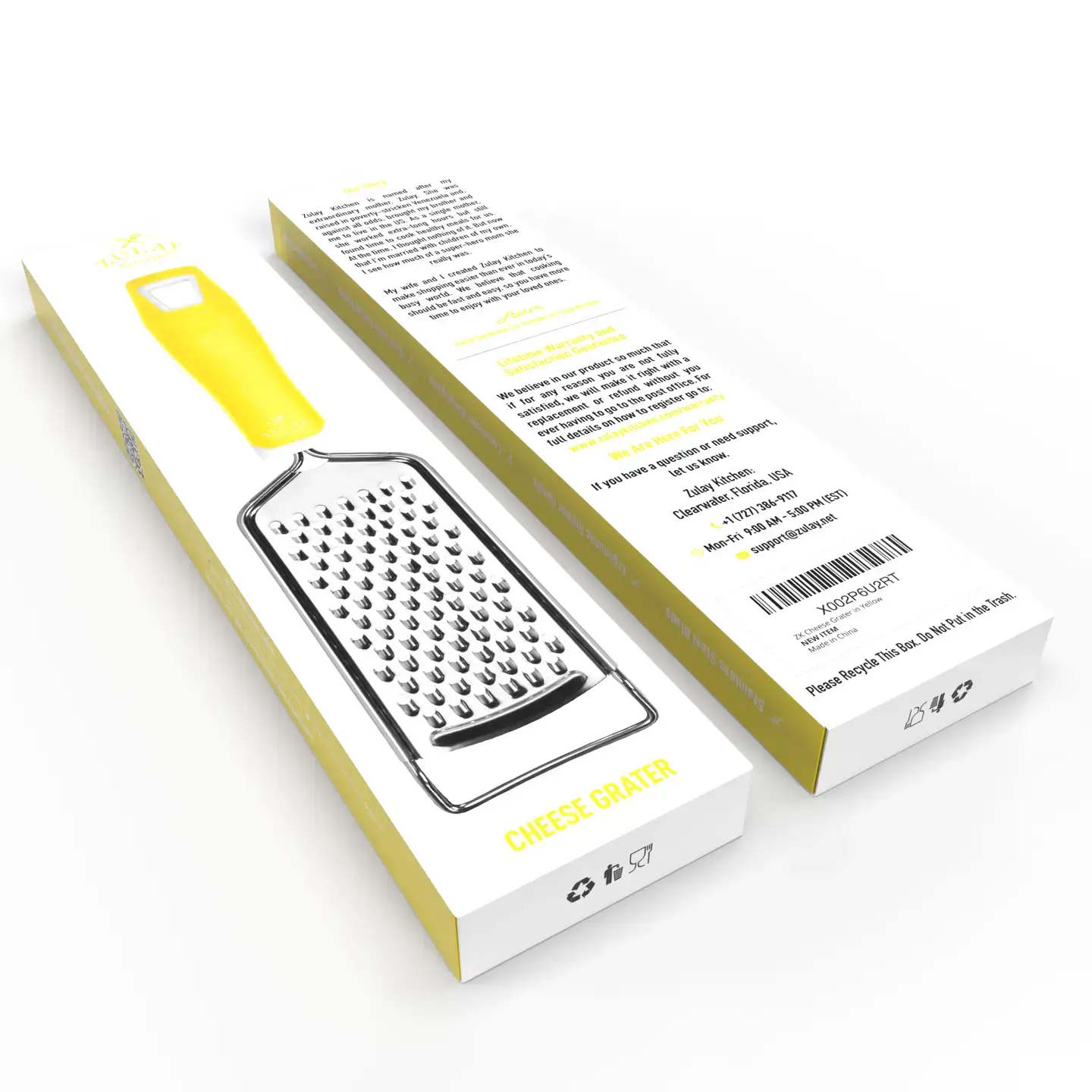 Zulay Kitchen - Wholesale Rasp - Platte, draagbare kaasrasp van roestvrij staal11