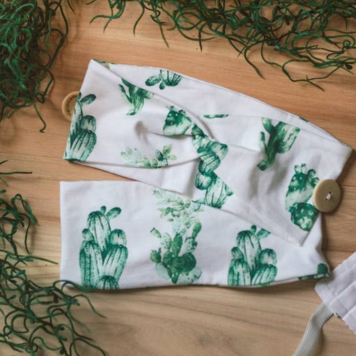 Cactus knot headband for wholesale by Square Lane Boutique