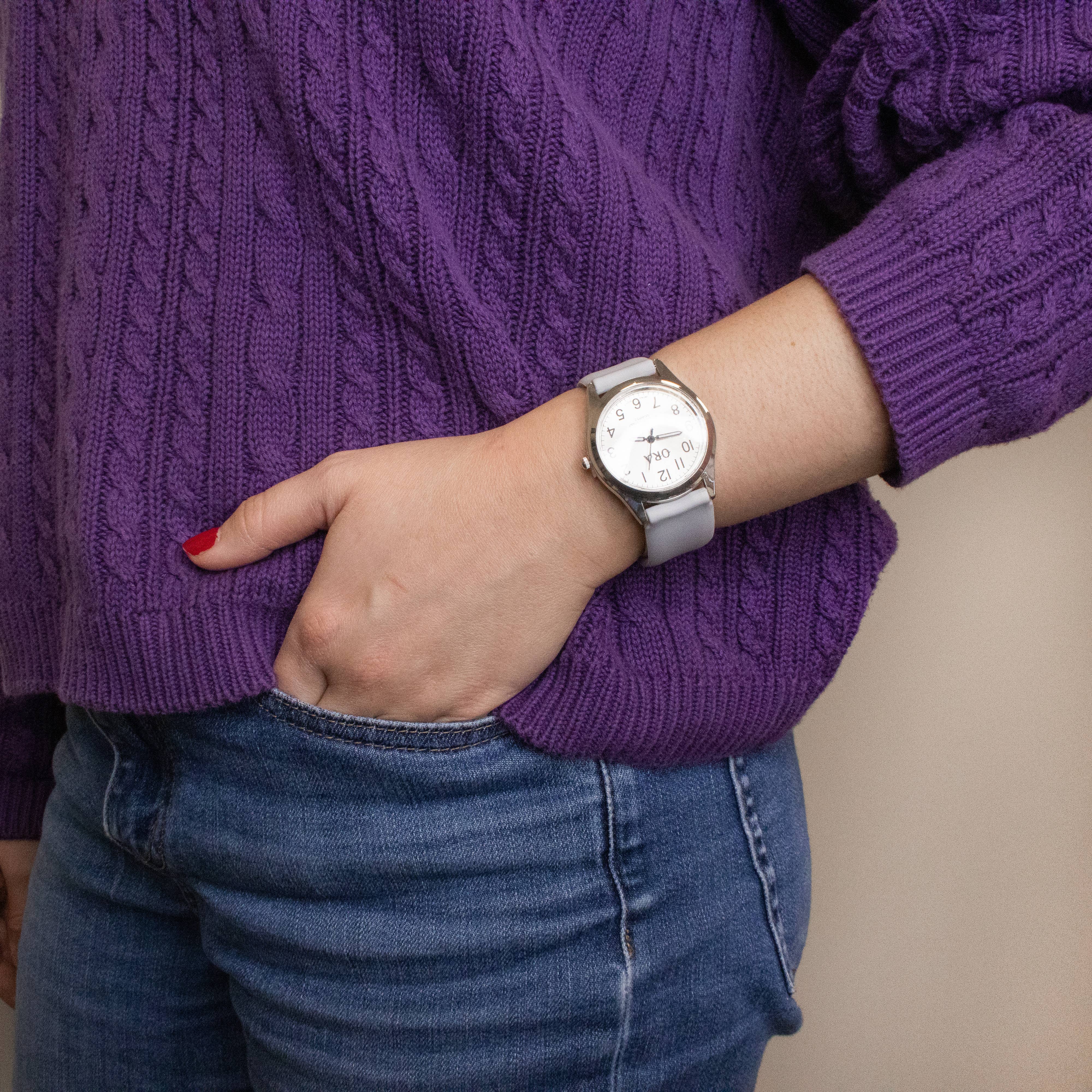 Natalia - Wholesale Wrist Watch - Women's - Interchangeable Silicone Wrist Watch (Analog - White Face)6