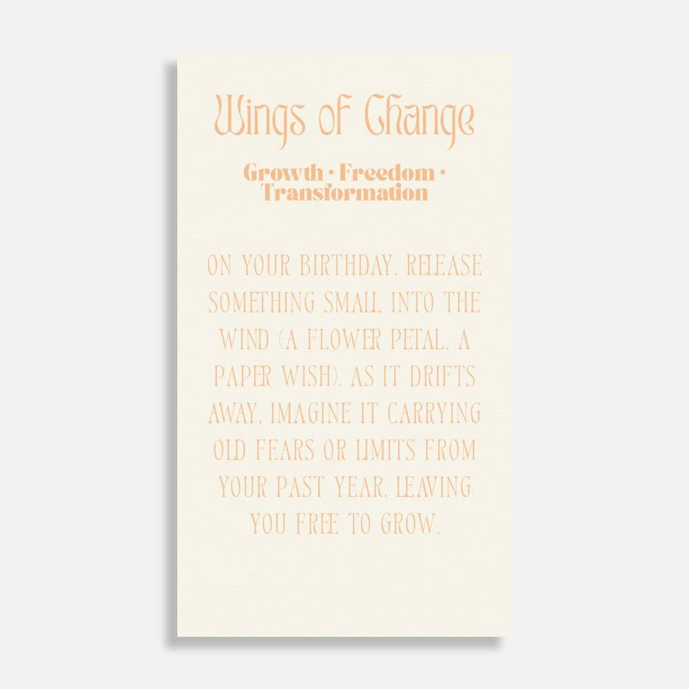 Ghost Poppy - Wholesale Tarot Cards - Birthday Spell Cards3