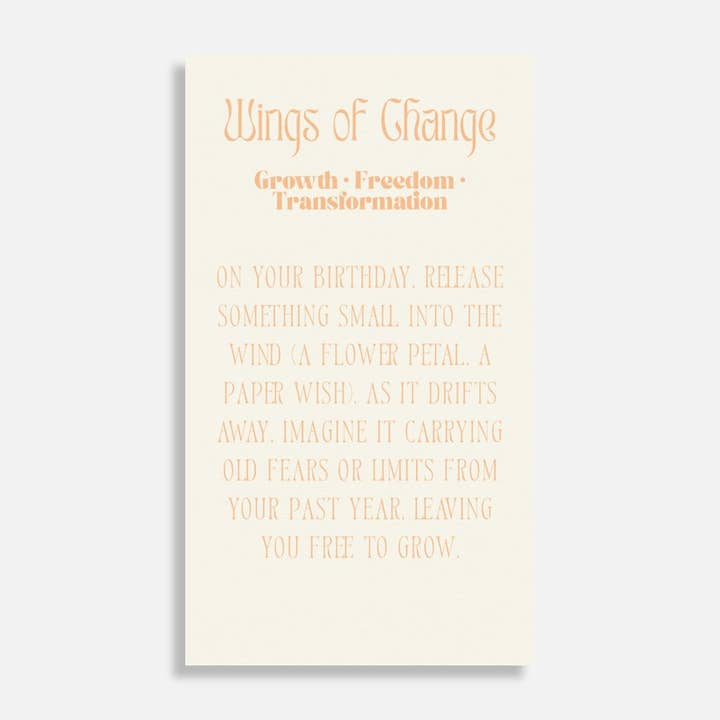 Ghost Poppy - Wholesale Tarot Cards - Birthday Spell Cards3