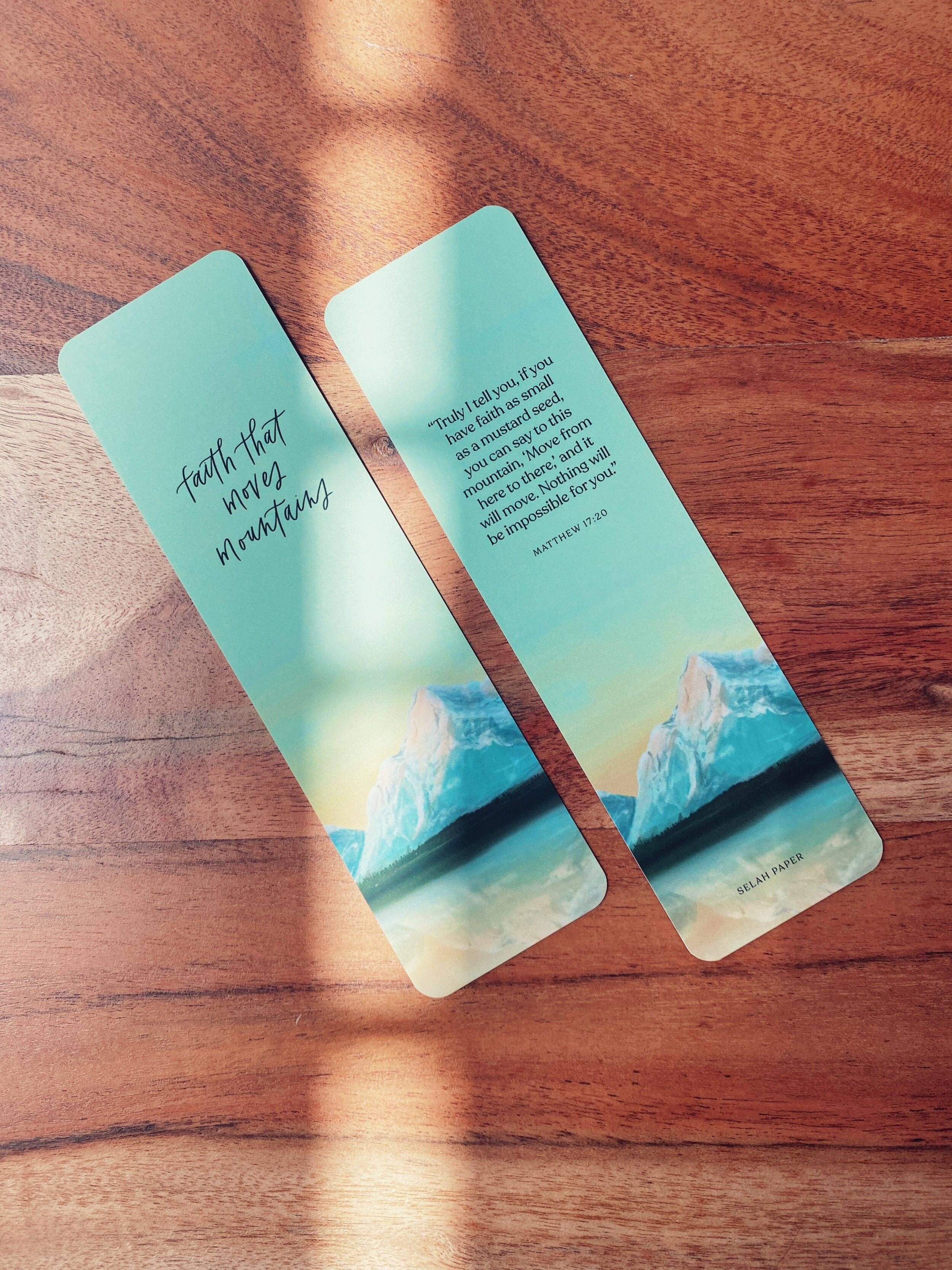 Selah Paper - Wholesale Bladwijzer - Geloof Dat Bergen Verzet Bijbelbladwijzer2