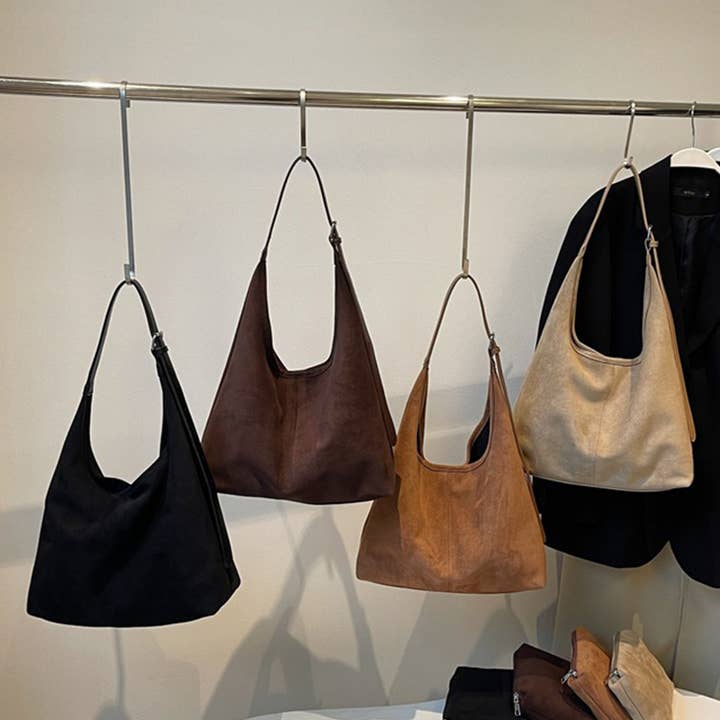 ACCITY - Wholesale Shoulder Bag - Women's - 2024 NEW LAZY STYLE SIMPLE COMMUTER TOTE BAG_CWAB3274
