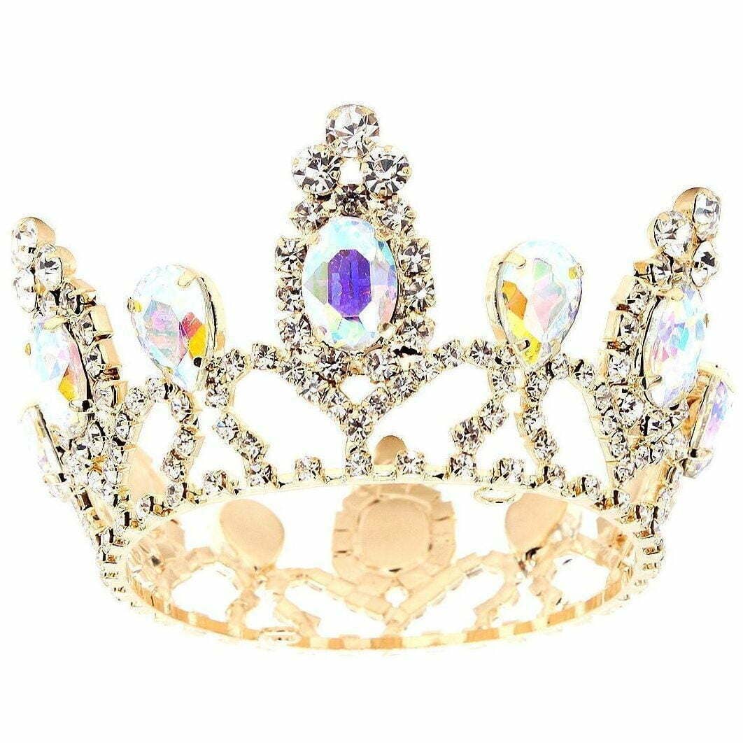 Diacly - Wholesale Tiara - Women's - Rhinestone Small Tiny Mini Crown 6 Different Color11