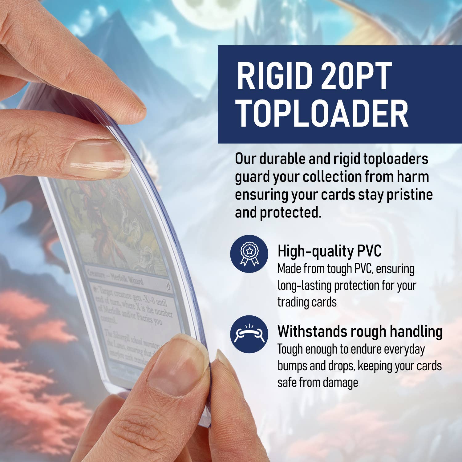 Invested Alliance LLC – Engroshandel Spillekort – 20PT - 100 pak top loaders & standard størrelse penny sleeves7