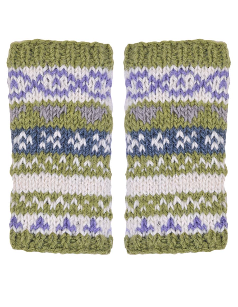 The Collection Royal / Royal Handicrafts - Vente Chauffe-mains - Gant à main en laine à motif tribal mélangé9