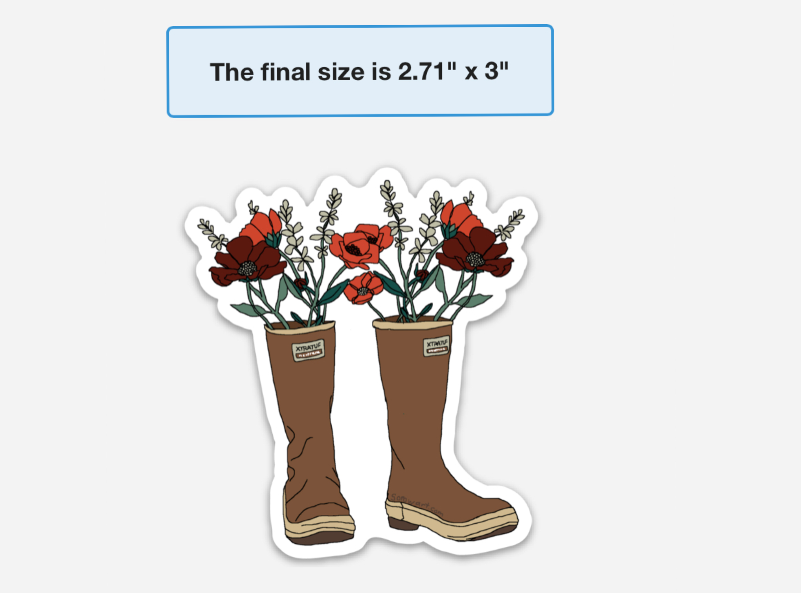 Sopow Art - Wholesale Sticker - Xtra Tuffs1