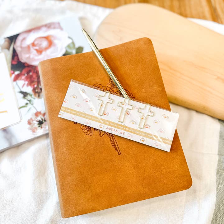 Faith & Life Christian Brands - Wholesale Paperclip - Cross Paperclip and Bookmark Set: Let Your Light Shine3