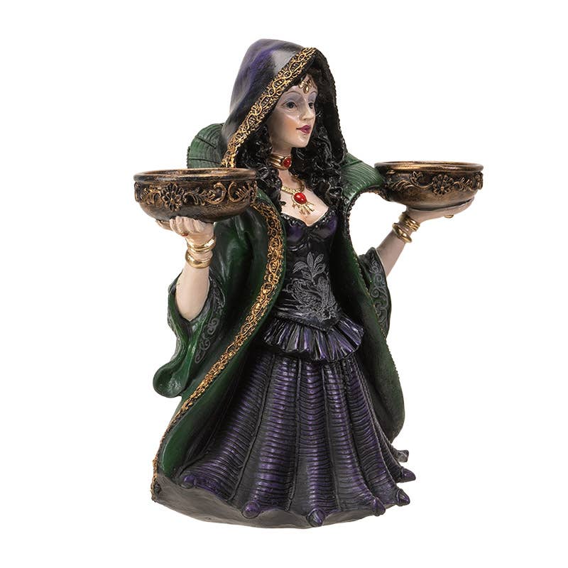 Pacific Trading - Wholesale Candle Holder - Salem Wiccan Witch Double Votive Holder2