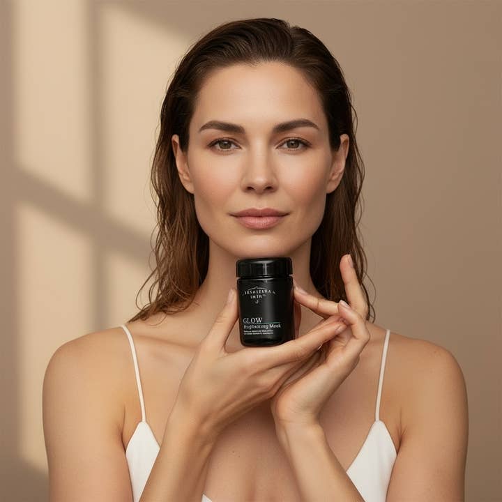 SENSITIVE SKIN Brand - Wholesale Skincare Face Mask - GLOW, Brightening Mask - Radiance-Boosting Treatment, 100 ml1