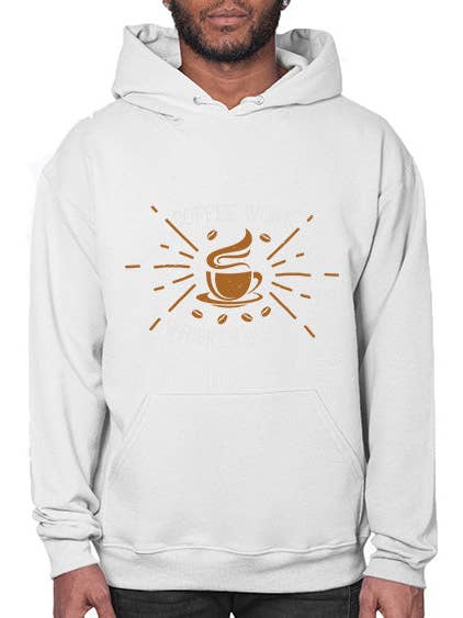 café trabalho uísque dormir 123# - café- Hoodie por atacado de tshirt unlimited