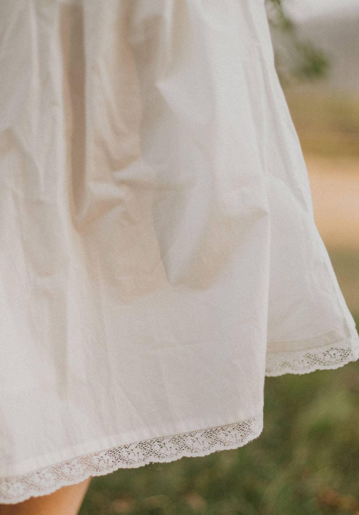 Wilder Collective - Wholesale Dress - Women's - Juliette Dress in Organic Cotton-White Edwardian Poplin8