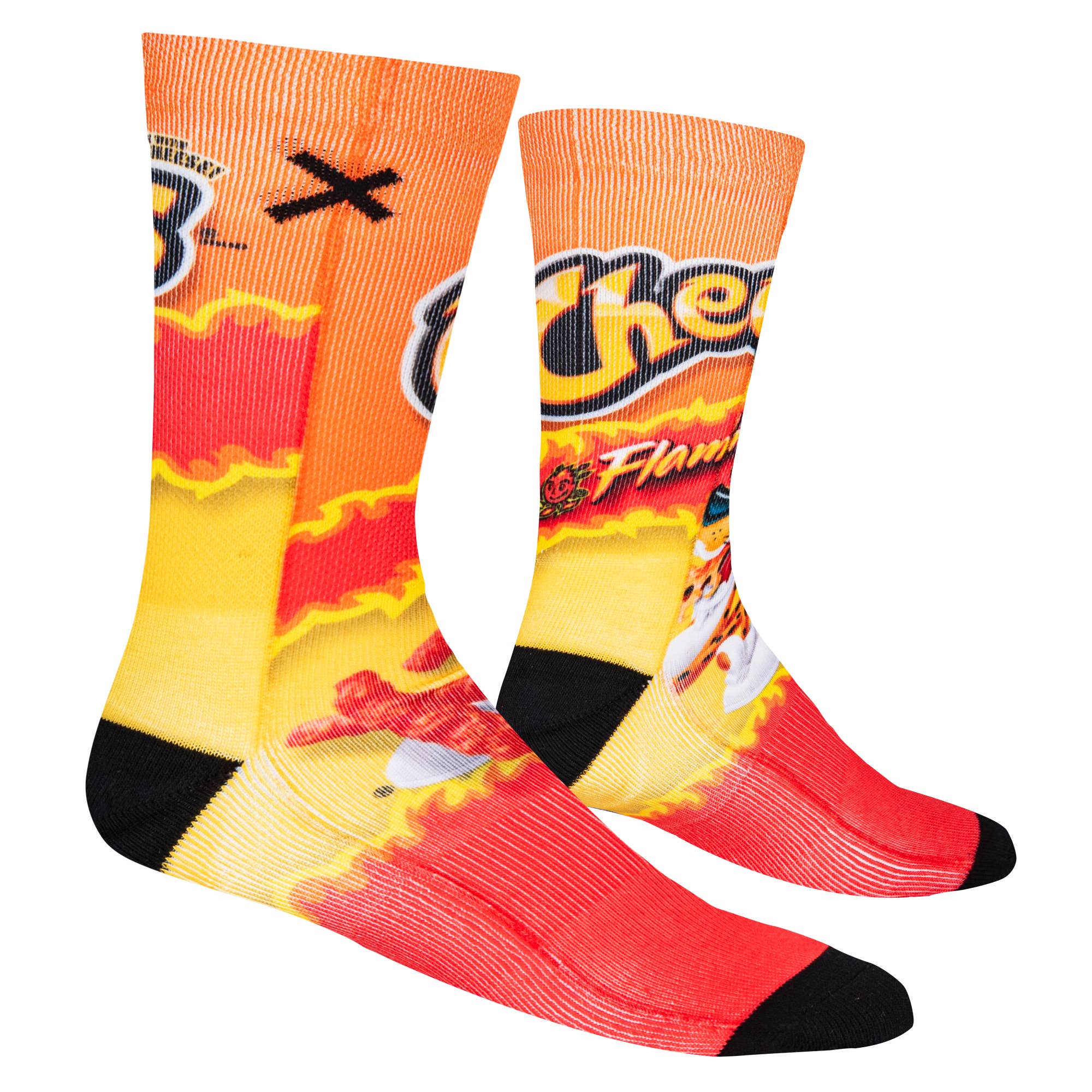Odd Sox - Wholesale Socks - Men's - Cheetos Flamin Hot - Mens Crew Straight - Odd Sox2