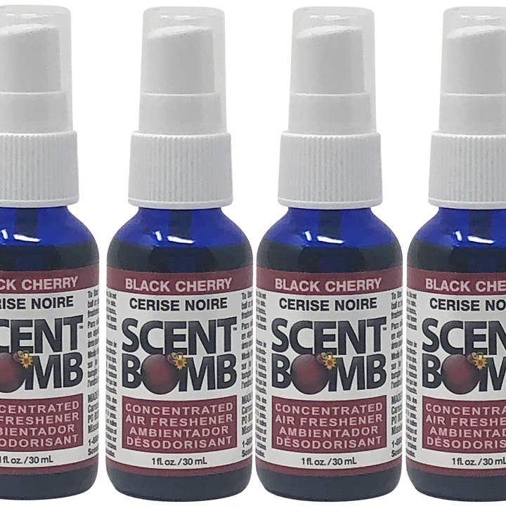 Scent Bomb - Wholesale Air Freshener - Scent Bomb Air Freshener Black Cherry 1oz Spray1