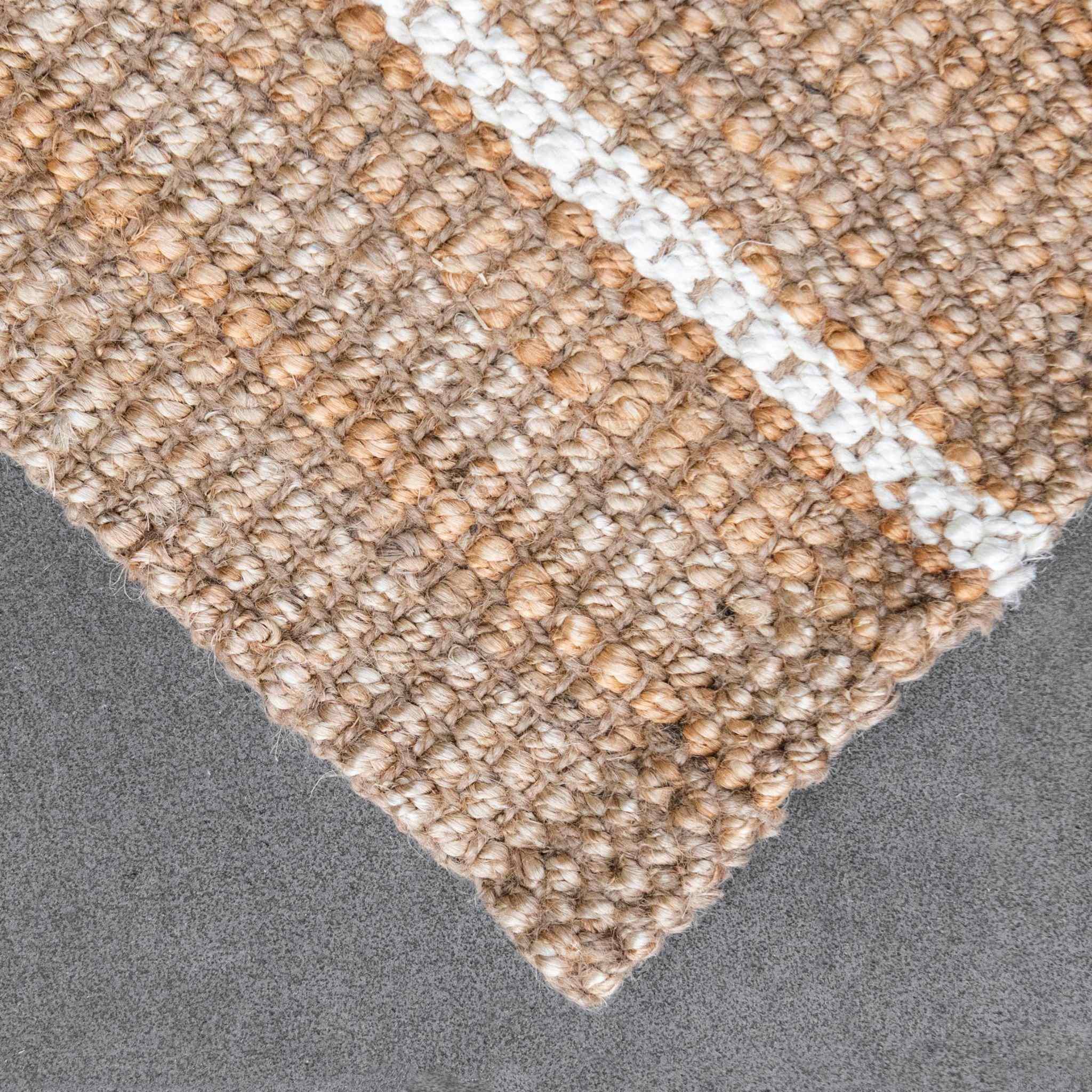North Avalon - Wholesale Runner Rug - Robinson | Stripe Jute Bouclé Runner6