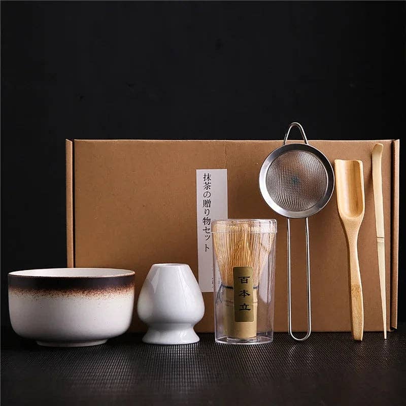 BlakOutlet - Wholesale Tea Set - 4/6/7PCS Japanese Matcha Blender Set17