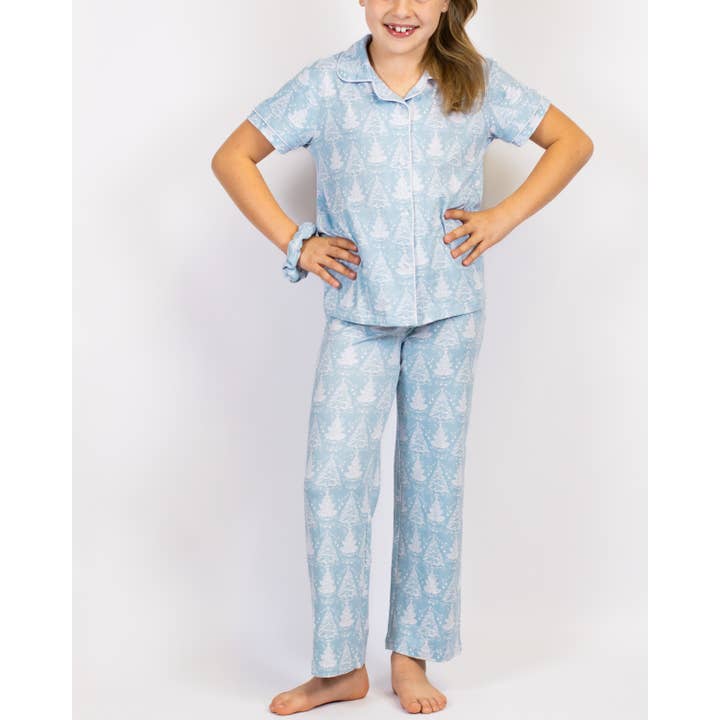 Flickas vinterdrömmar sovbyxset Ljus palats/Vit -Assort. för wholesale av The Royal Standard