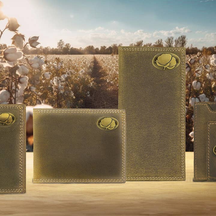 Zep-Pro - Wholesale Wallet - Men's - Cotton Boll Vintage Tan Leather Magnetic Front Pocket Wallet3