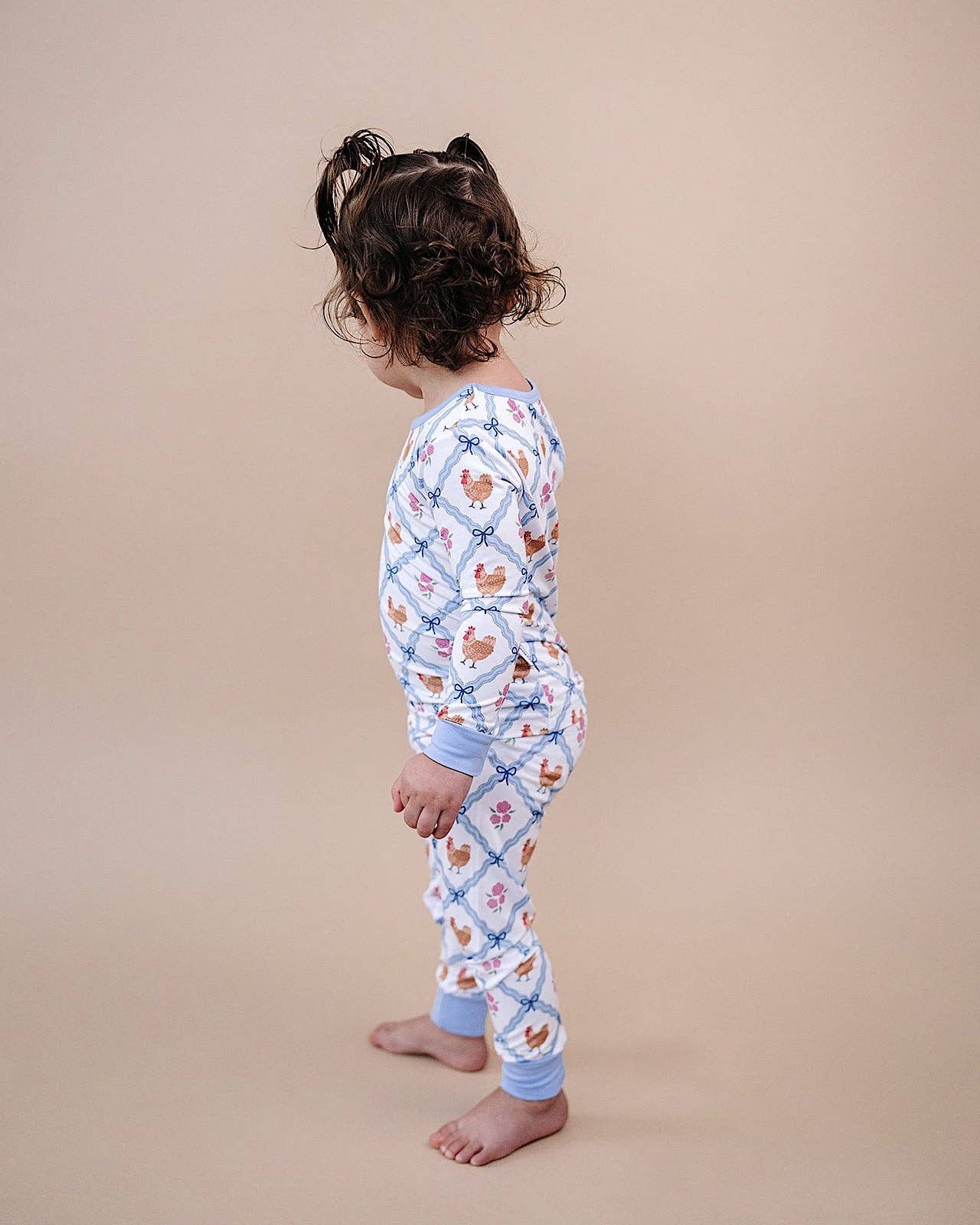 Lucky Panda Kids - Wholesale Top & Pant Set - Kids - Bamboo Two Piece Set | Chickens & Flowers5