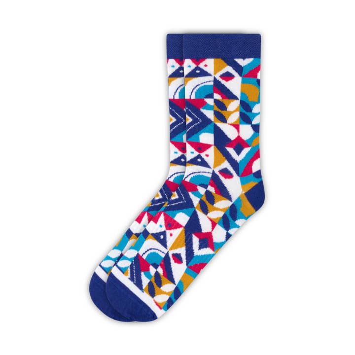 Stand4 Socks US - Wholesale Socks - Unisex - Geometric Colour Sock0