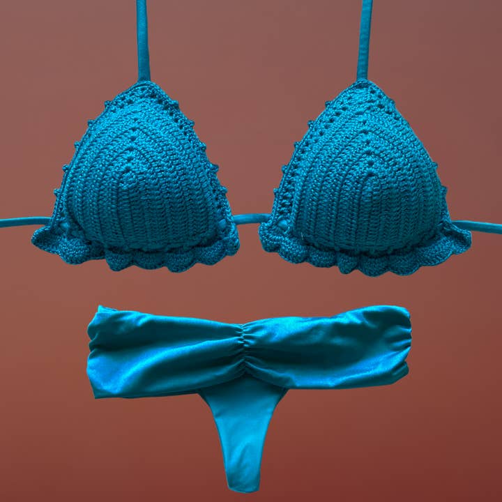 Amal light emerald green for wholesale by Elle Bi Bikini