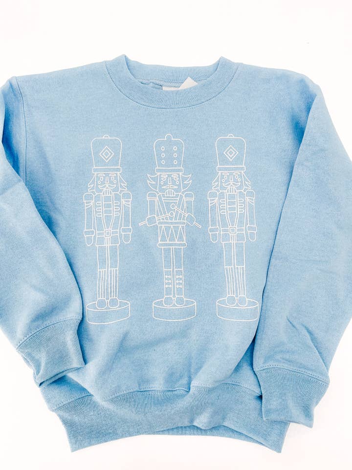 Kids - Nutcracker Outline Sweatshirt for wholesale by Hand Made Alabama