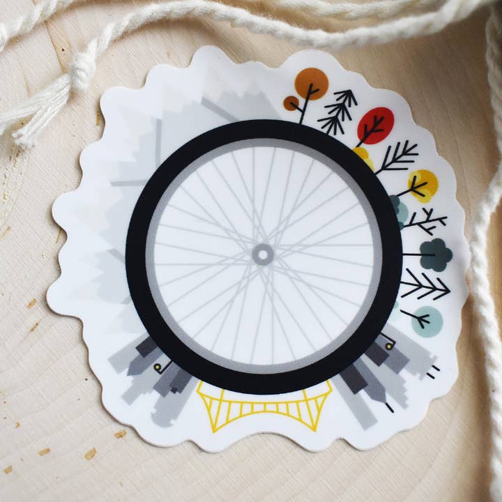 Autocollant pour pneus de vélo pour la vente par Wild North Co