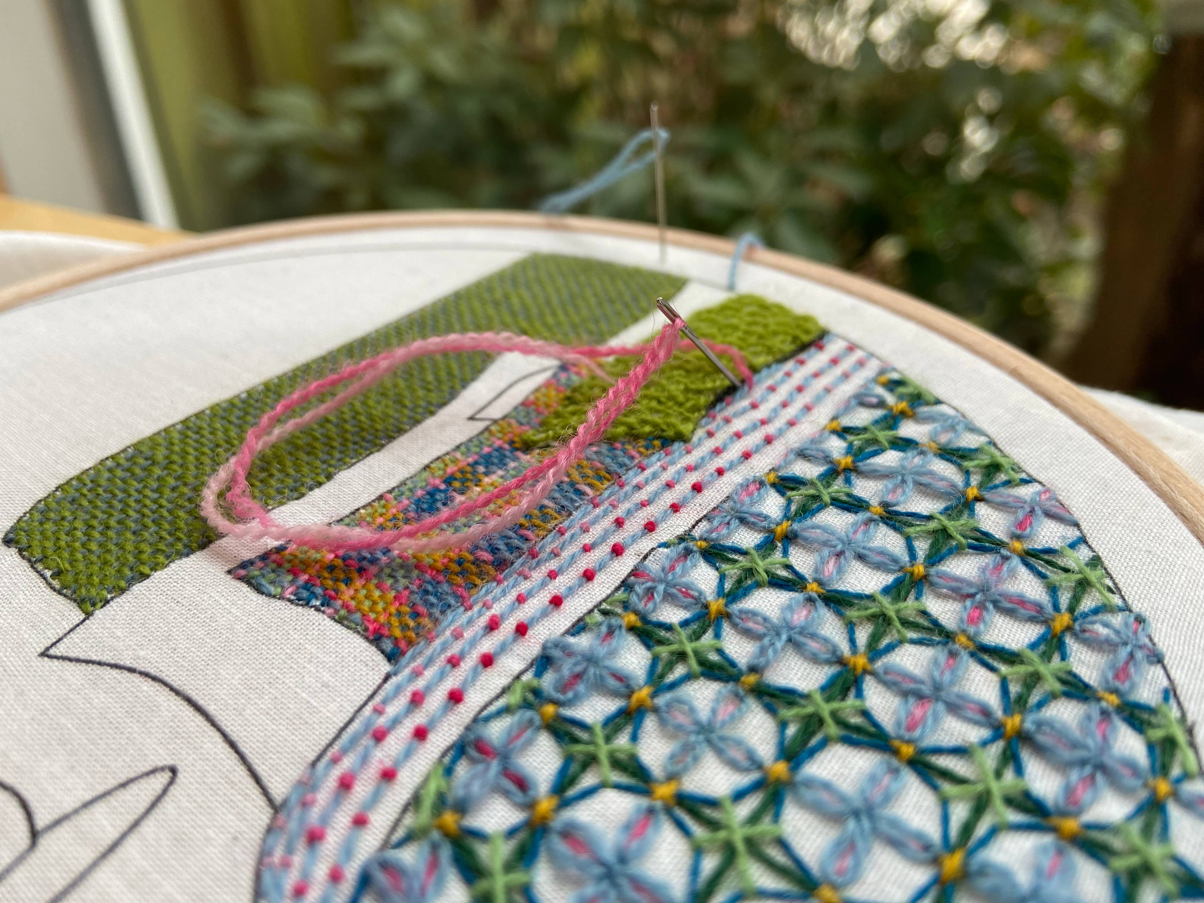 Cream Tea and Lace - Wholesale Embroidery/Cross Stitch Supplies - embroidery kit midsummer, interior design modern hoop art1