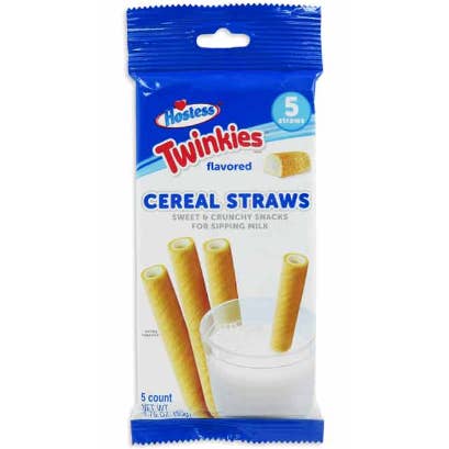 iSweet.ca - Wholesale Breakfast Cereal - (S6-09) Cereal Straws-Twinkies Flv 1.76oz x13 Units