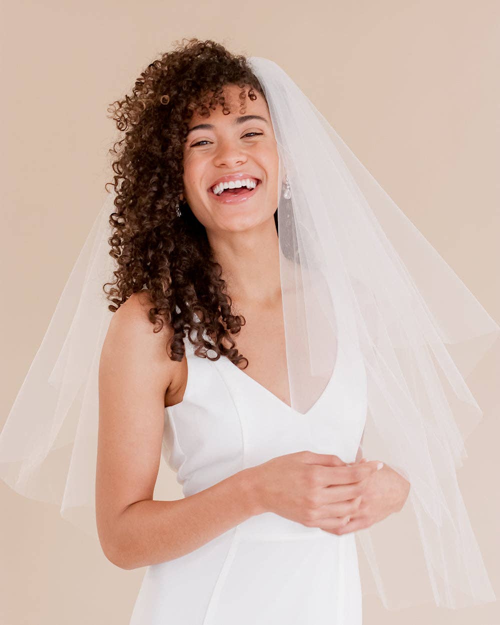 Dareth Colburn Designs – Großhandel Schleier – Damen – 2-lagiger Hochzeitsschleier mit geschliffener Kante6