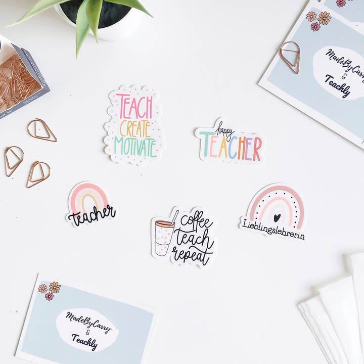 Favourite Teacher Sticker Set for wholesale by Teachly