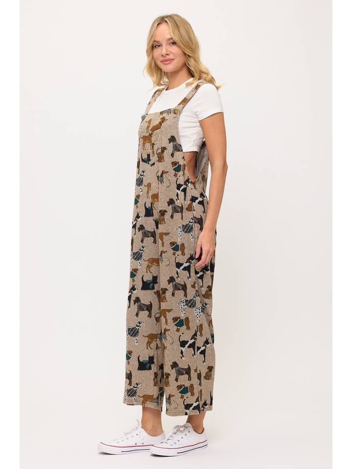 SM WARDROBE - Wholesale Overall - Dames - VAKANTIEHONDEN PRINT OVERALLS5