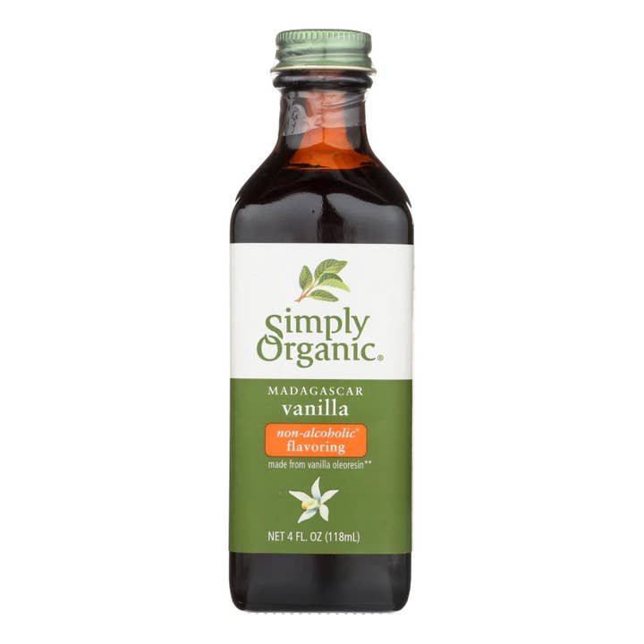 Simply Organic Vanilla Flavoring - Organic - 4 Oz - Case Of 6 for wholesale by Ware Spark