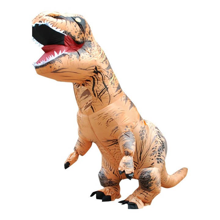 Unique Adult T-REX Inflatable Costume Christmas Cosplay Dinosaur Animal Jumpsuit Halloween Costume for Women Men for wholesale by American Smart
