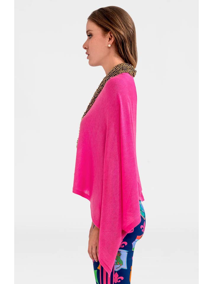 Gretchen Scott LLC - Wholesale Poncho – Women's - Cashmere-Like Poncho17