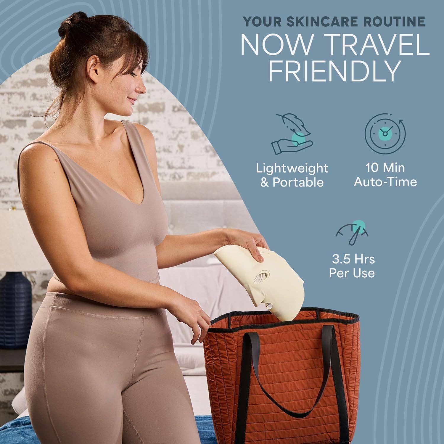 LifePro - Wholesale Body Massager - LifePro LED Light Therapy Mask 3 Color Face & Neck-Portable4